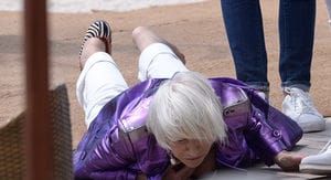 Helen Mirren Falls Down After Interview at Cannes Film Festival